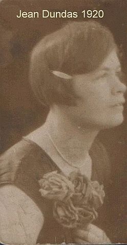 Jean Dundas, my mother, aged 20 Jean Dundas, my mother, aged 20