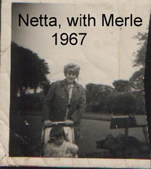 Netta with Merle, aged 1 Netta with Merle, aged 1