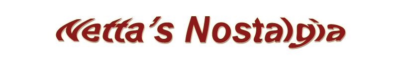 Netta&rsquo;s Nostalgia logo: the words in fancy font